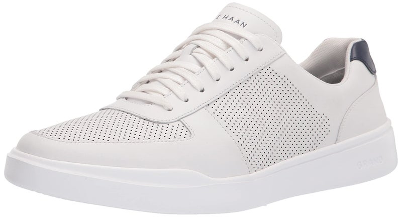 COLE HAAN كول هان للرجال جراند كروسكورت مودرن بيرفوريتد سنيكرز أوبتيك وايت بيكوت 105W US - Image 2