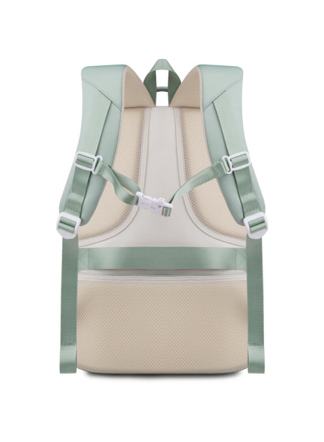 Edison Middle School Student Backpack, Weight-reducing And Spine-protecting Style, Double Shoulder Bag For High School Students, Aesthetically Pleasing Backpack, K062-3 Light Green - Image 5