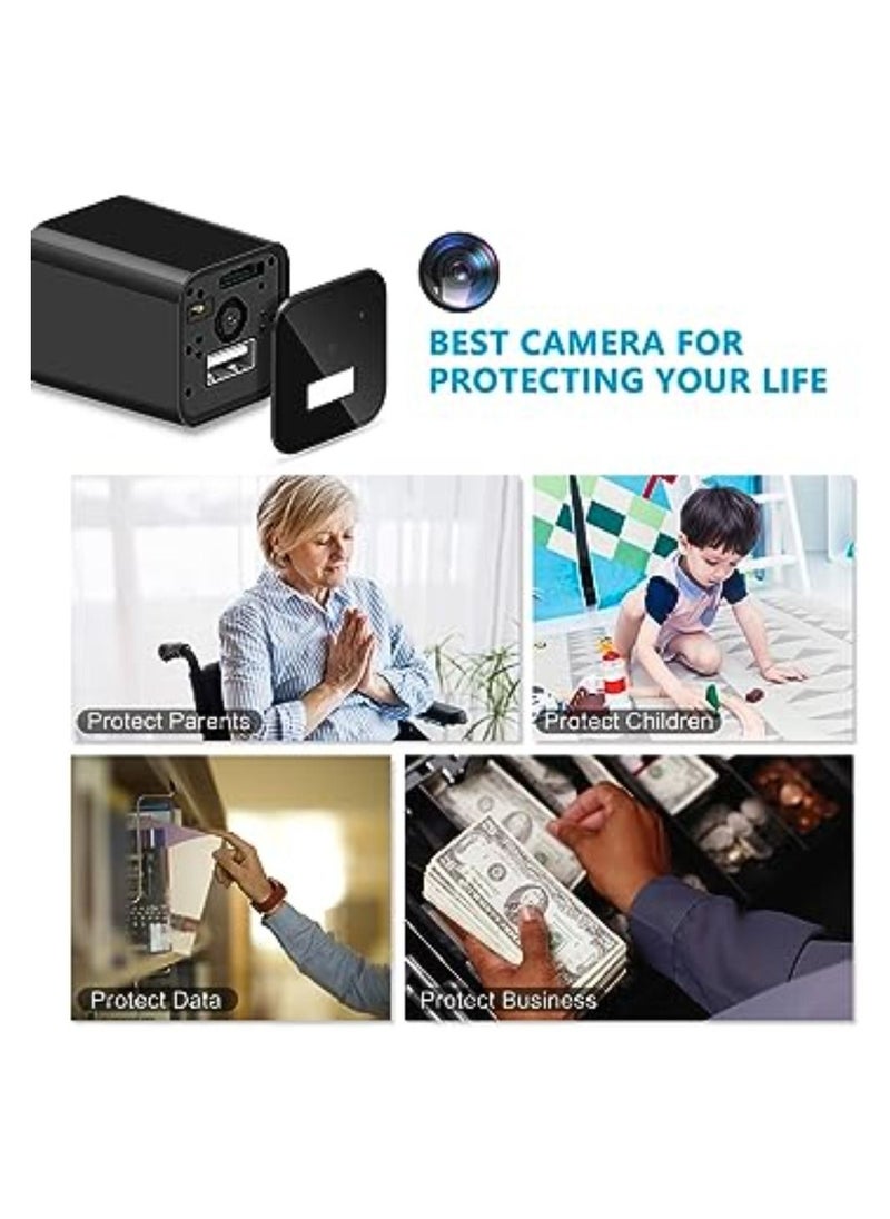 Dreamzon Release Spy Camera Hidden Camera USB Charger [Expanded Pack] WiFi Recording Device Home Security Full HD 1080 Mini Spy Camera Surveillance USB Smart Charger Tiny Spy Tool  - Image 2