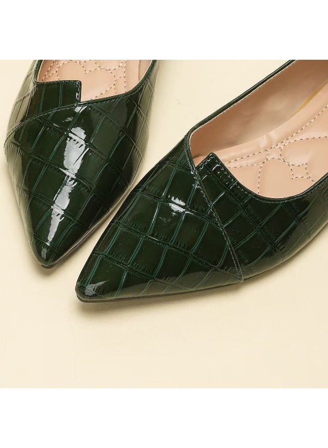 Shougu New Style Low Heel Single Shoe With Pointed Toe - Image 2