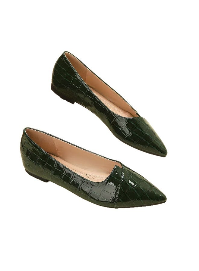 Shougu New Style Low Heel Single Shoe With Pointed Toe - Image 1