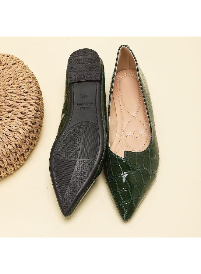 Shougu New Style Low Heel Single Shoe With Pointed Toe - Image 5