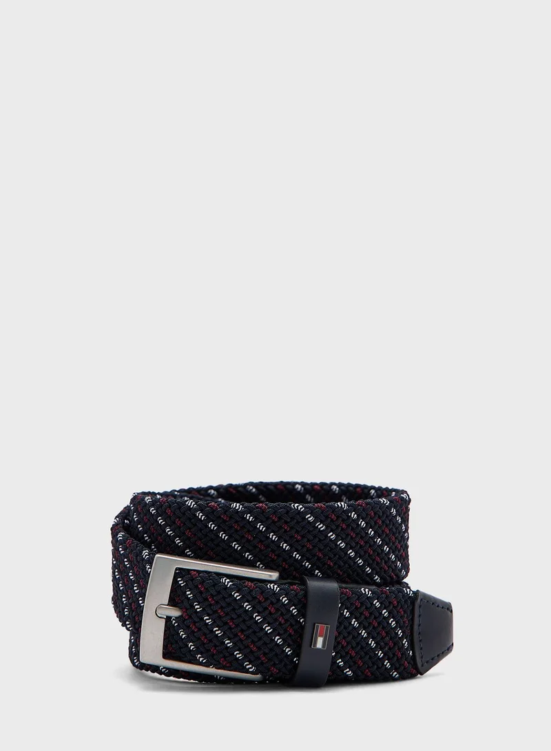 TOMMY HILFIGER Logo Allocated Hole Elastic Belt