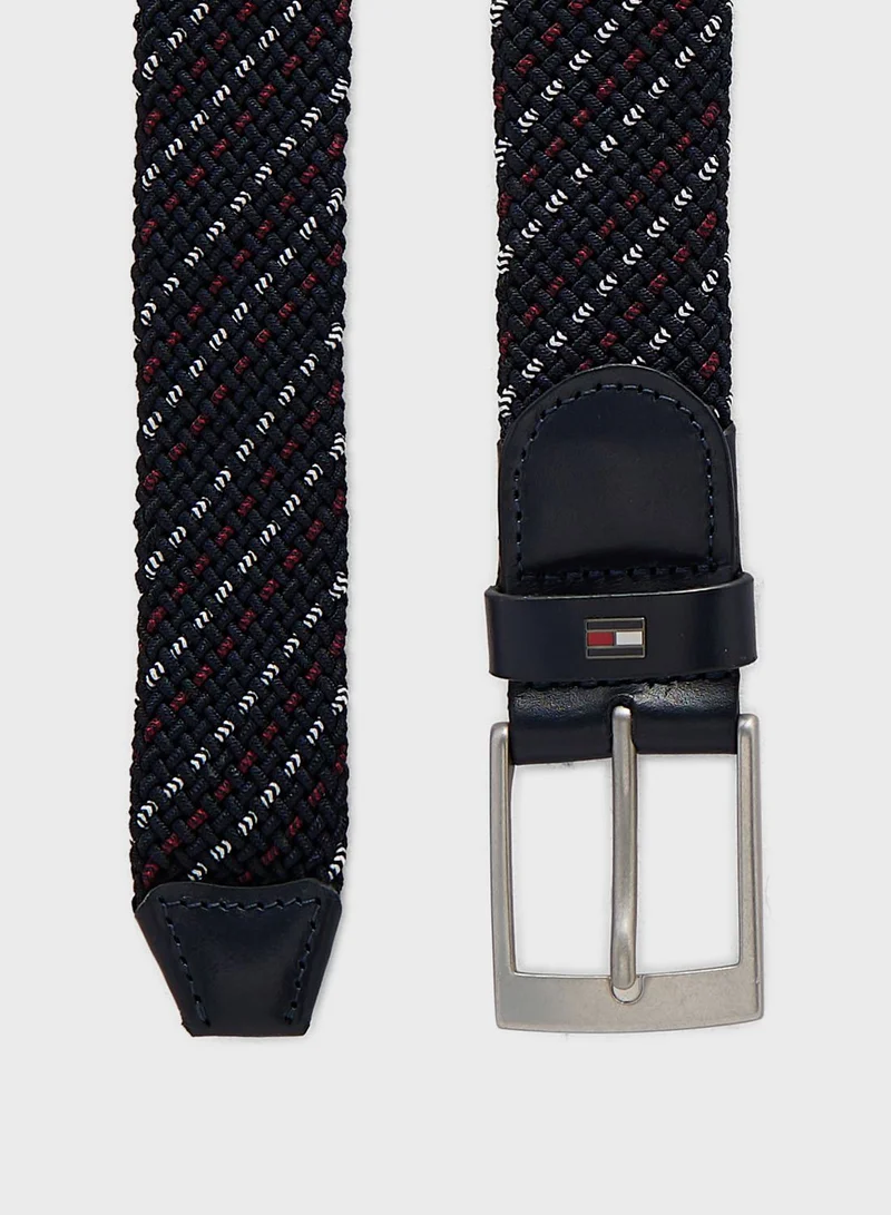 TOMMY HILFIGER Logo Allocated Hole Elastic Belt