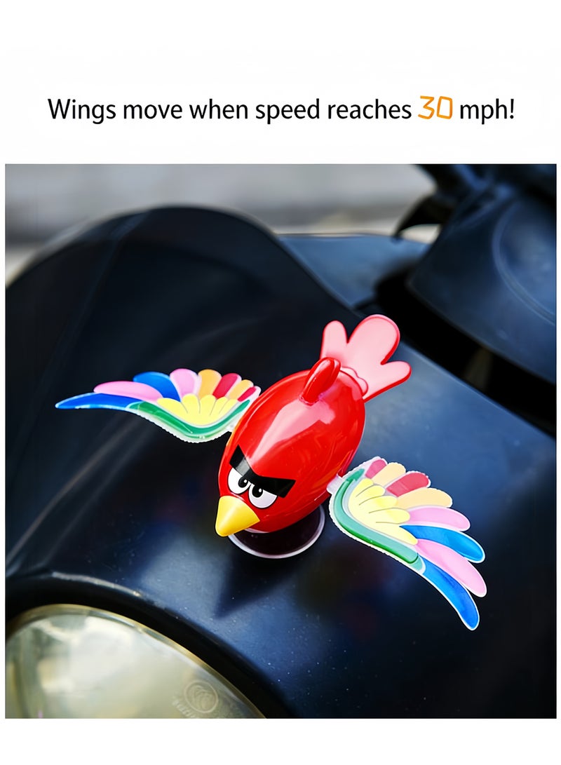 A little bird whose wings flutter with the vehicle's vibration - Image 1
