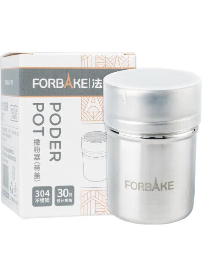 FOR BAKE Fabeike Barbecue Powder Dispenser, Stainless Steel Flour Sifter, Decorative Coffee Powder Shaker, Sugar Powder Container, Powder Tube - Image 1