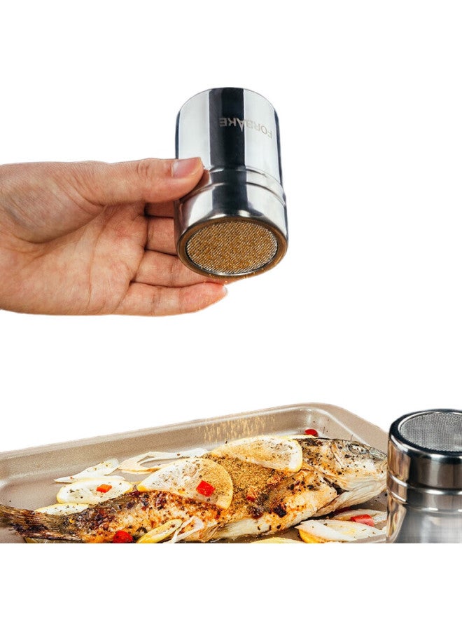 FOR BAKE Fabeike Barbecue Powder Dispenser, Stainless Steel Flour Sifter, Decorative Coffee Powder Shaker, Sugar Powder Container, Powder Tube - Image 2