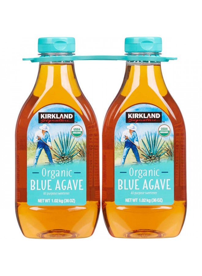 Kirkland Signature Kirkland Signature Organic Blue Agave All Purpose Sweetener, 36oz Bottle (Pack Of 2, Total of 72 Oz) - Image 1
