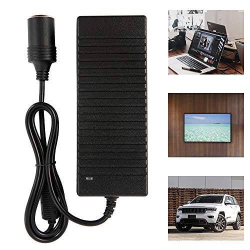 Suacopzar 12V 10A Car Power Adapter Female Auto Cigarette Lighter Plug, AC 100-240V to DC 12V 10A 120W Power Supply Adapter AC to DC Converter Transformer for Car Powered Device - Image 3