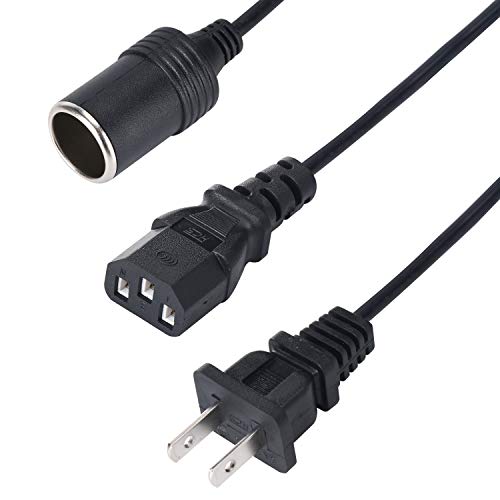 Suacopzar 12V 10A Car Power Adapter Female Auto Cigarette Lighter Plug, AC 100-240V to DC 12V 10A 120W Power Supply Adapter AC to DC Converter Transformer for Car Powered Device - Image 5