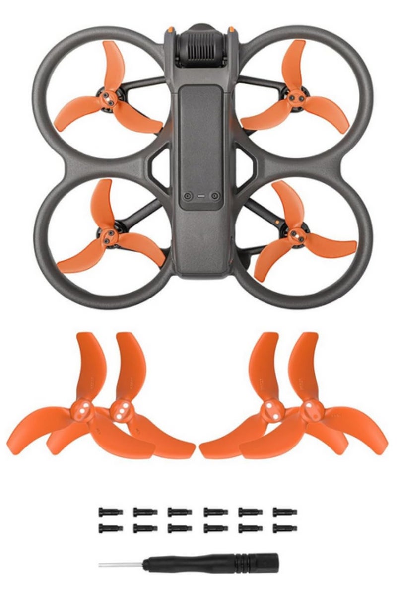 زوج من مراوح Avata 2 - شفرات 3032S - قطع غيار بديلة لطائرة DJI Avata 2 - إكسسوارات ترقية متينة وعالية الأداء - Image 1