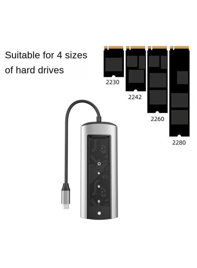 نيوترل محطة الإرساء متعددة الوظائف صندوق القرص الصلب المحمول Ssd M.2 محطة التوسعة - Image 3