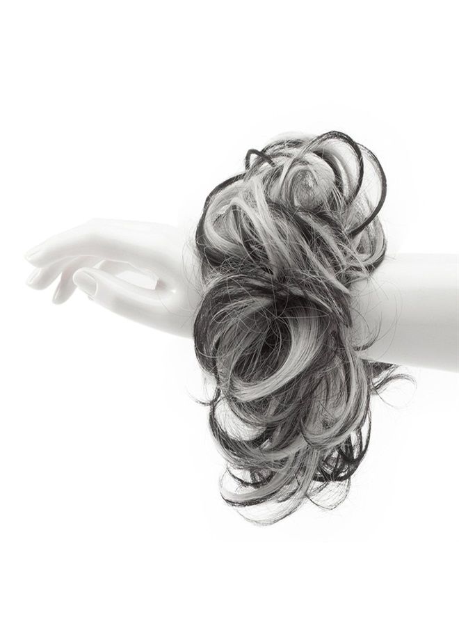SLLIE Messy Hair Bun Extensions Chignons Hair Hair Scrunchie Scrunchy Updo Hairpiece - Image 4