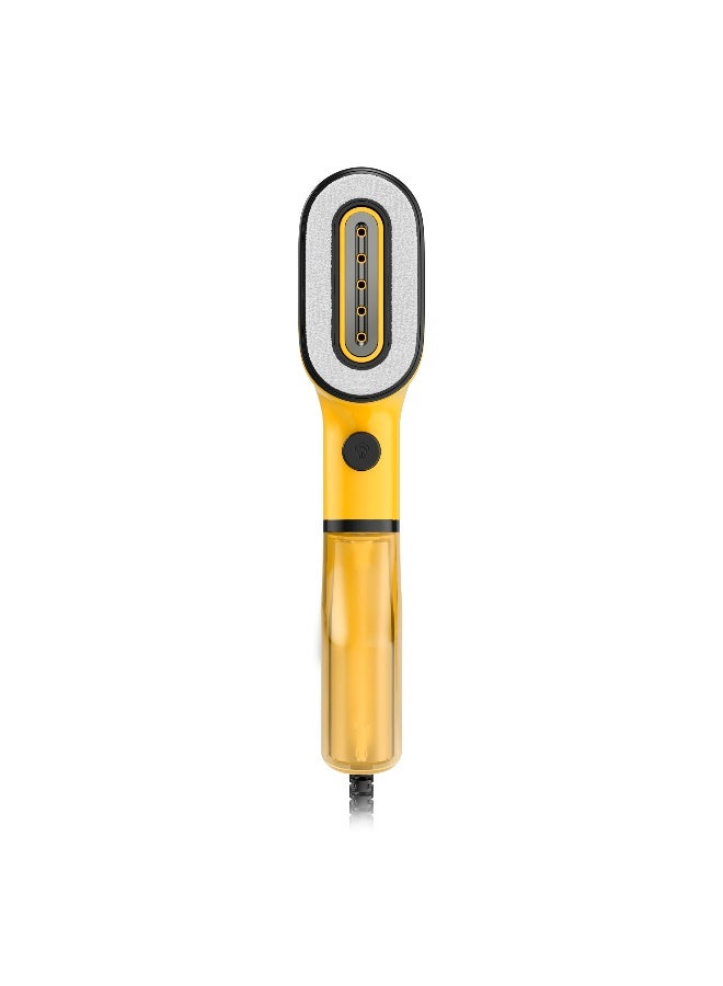 TEFAL Pure POP Garment Steamer | Steams/Purifies Garments | Steam Output Up to 20 g/min | Removes Lint | Delicate Fabrics | Reversible Pad System | Ultra-Compact | Travel-Friendly | Fast Heat-Up | 70 ml 1300 W DT2026G0 Yellow - Image 2