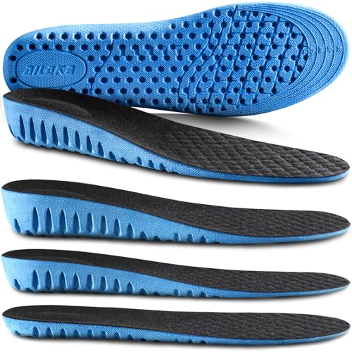 Ailaka Height Increase Insoles for Men Women, Honeycomb Shock Absorbing Cushion Shoe Height Insoles Men Women, Replacement Sports Shoe Inserts - Image 1