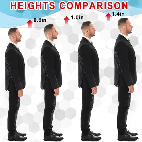 Ailaka Height Increase Insoles for Men Women, Honeycomb Shock Absorbing Cushion Shoe Height Insoles Men Women, Replacement Sports Shoe Inserts - Image 5