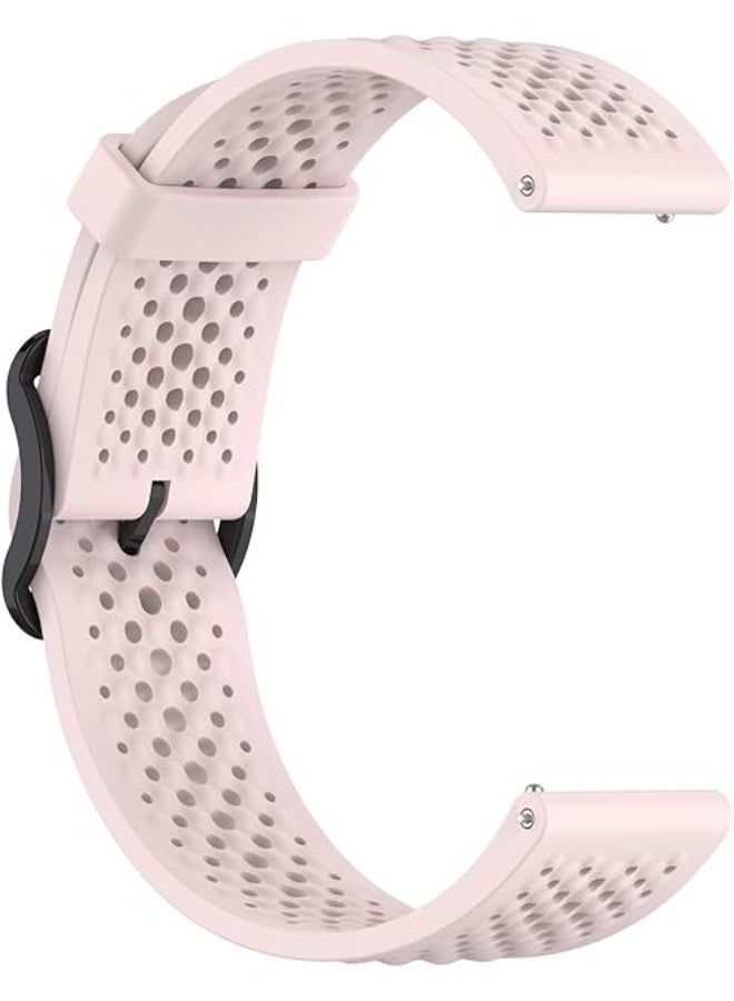 Silicone Bands Compatible with Huawei GT5/GT5Pro/GT4/GT3/GT2 46mm, 22mm Soft Replacement Strap for Huawei GT 5/4 46mmBand Women Men pink - Image 2