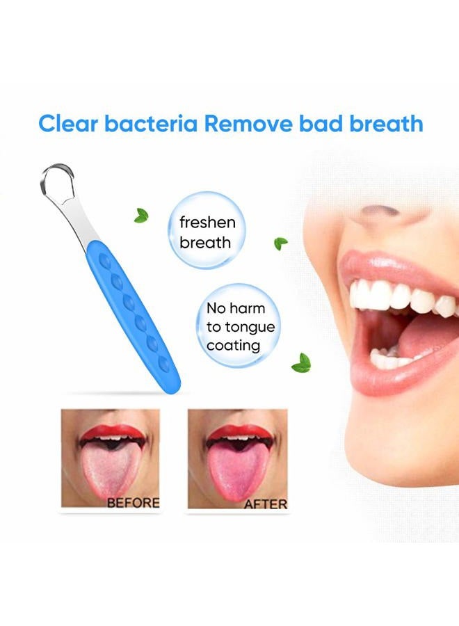 Sestball (Green) - 2021 New Version Tongue Scraper Cleaner for Adults & Kids, Medical Grade Metal Tongue Brushes Set for Fresh Breath Dental Eliminate Bad Breath in Seconds (Green) - Image 4