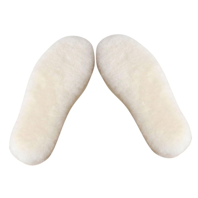 Winter Thermal Insulated Boot Insoles Sheepskin Fuzzy Fluffy Size 41 For Men - Image 2