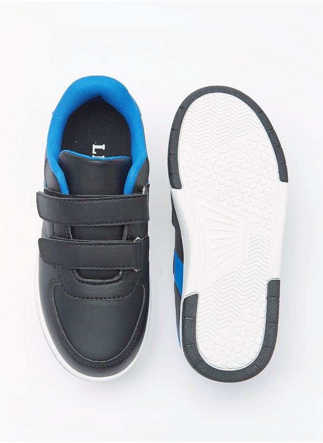 LBL by Shoexpress Boys Panelled Sneakers with Hook and Loop Closure  - Image 4