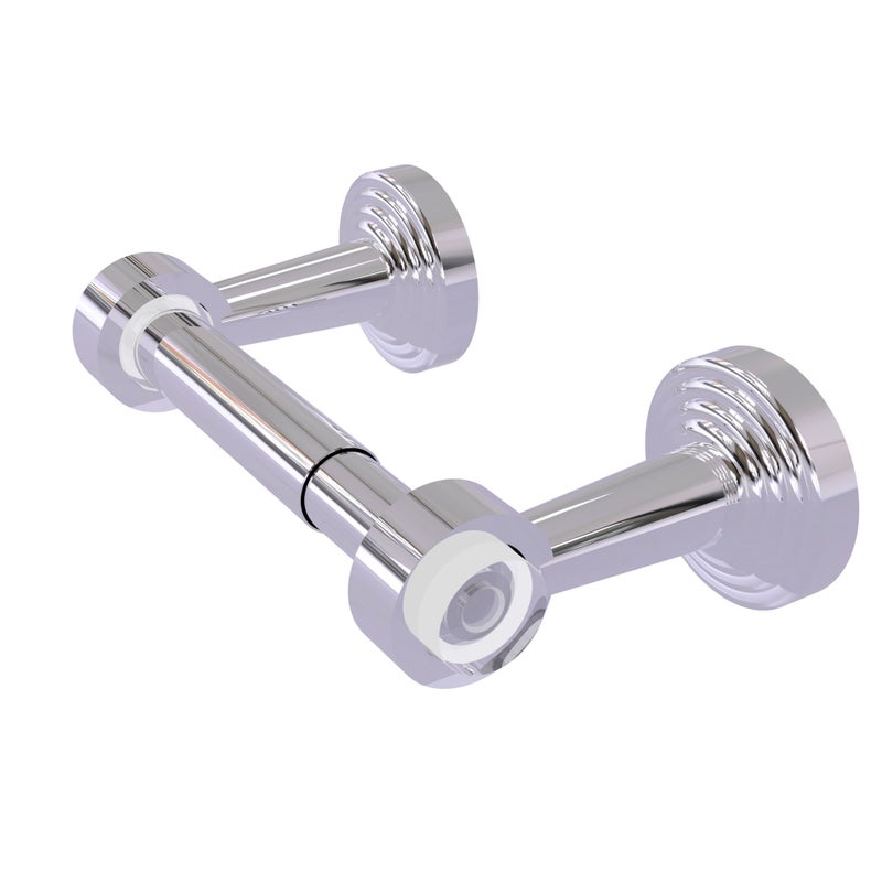 Allied Brass Pacific Beach Collection Two Post Toilet Tissue Holder - Polished Chrome - Image 1