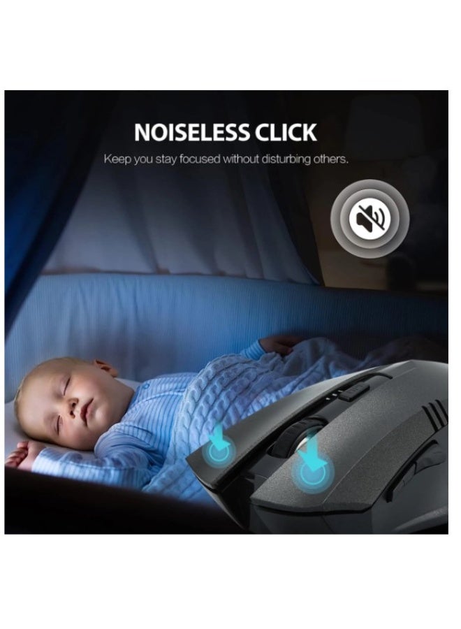 Haing 2.4G WIRELESS MOUSE WITH Type c connector - Image 2