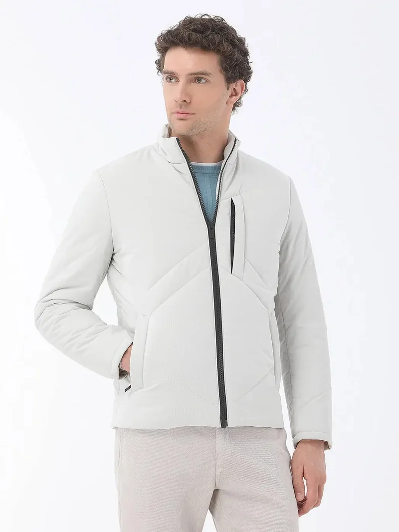 Kip Stone Regular Fit Turtleneck Casual Weaving Coat