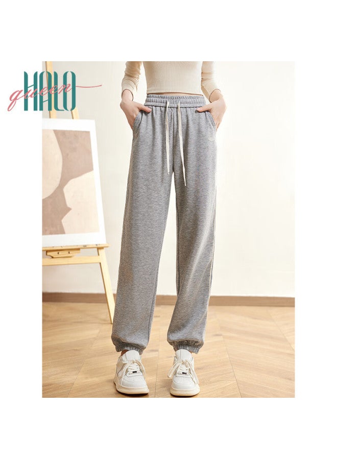HALOQUEEN Halo Queen Women's Casual Pants Spring Autumn Side Striped Color Block Drawstring Elastic Waist Loose Fit Summer Wide Leg Sports Pants New Product H143r1011 - Image 3