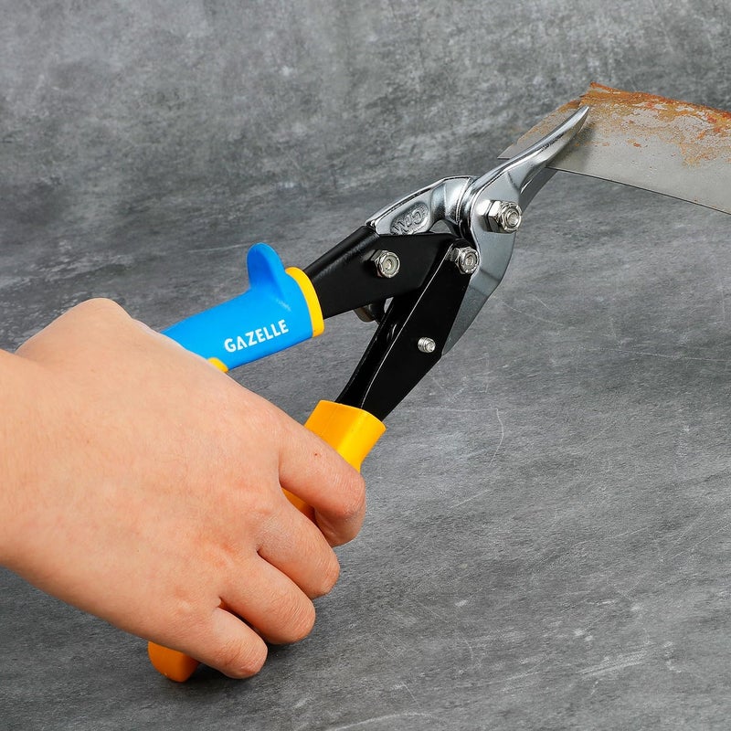 Gazelle 10 In. Straight Cut Aviation Tin Snip - Image 5