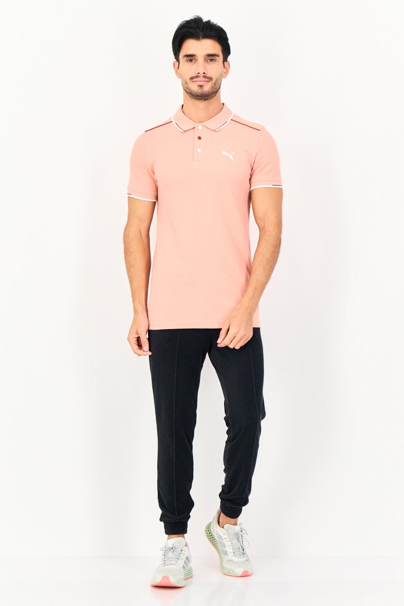 PUMA Men Sportswear Fit Short Sleeve Outdoor Polo Shirt, Dusty Rose - Image 2