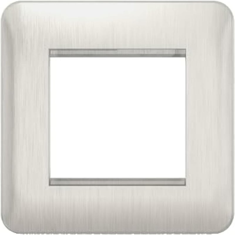 Schneider Electric Lisse Euro Module Plate - Stainless Steel