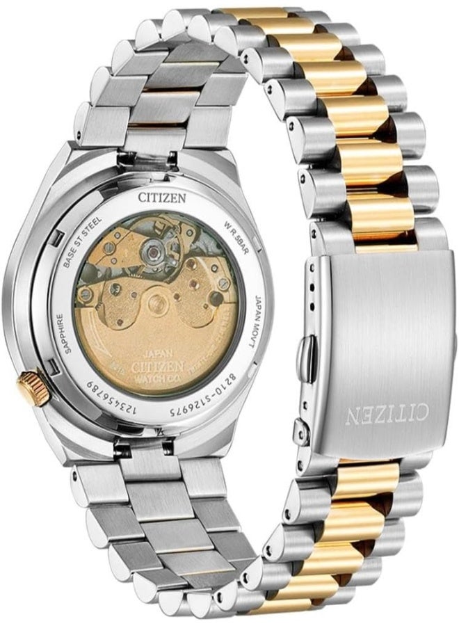CITIZEN Analog Tsuyosa Gray Dial Two Tone Men's Watch - NJ0154-80H - Image 3