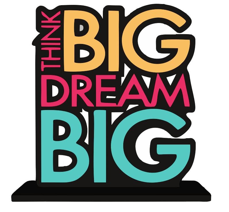 300Sparkles Wooden Showpiece Motivational Quotes for Study Table Kids Room Office Desk Home Decoration Living Room Modern Gifting Showpiece Item WS02 - Image 2
