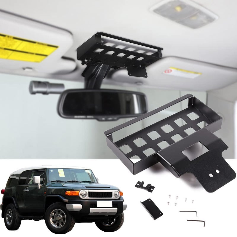 YUECHI For Toyota FJ Cruiser 20072021 car center console side outlet storage bag trunk storage box Inside rearview mirror storage box