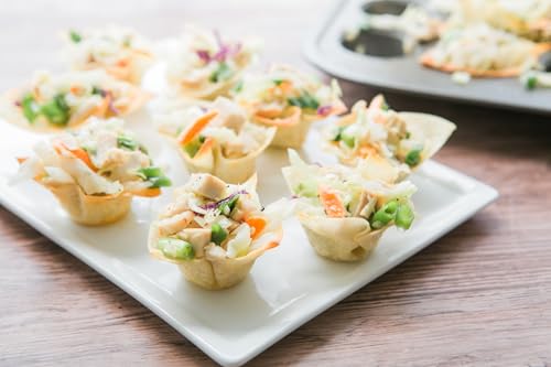 GoodCook بان كعك ميني غير لاصق من جود كوك بسعة 24 كوب، بان كعك بحجم 24 كوب مع أكواب بقطر 1-7/8"، رمادي - Image 4