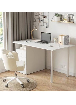 Modern Design Computer Desk Simple Rectangular Writing Study Table with Storage Drawers Workstation Table for Bedroom Home Office 120x48x73 cm - pzsku/Z41F857EAEFB53CC05157Z/45/_/1728894076/ab4ba08f-6766-431c-88e4-779e18e1681d