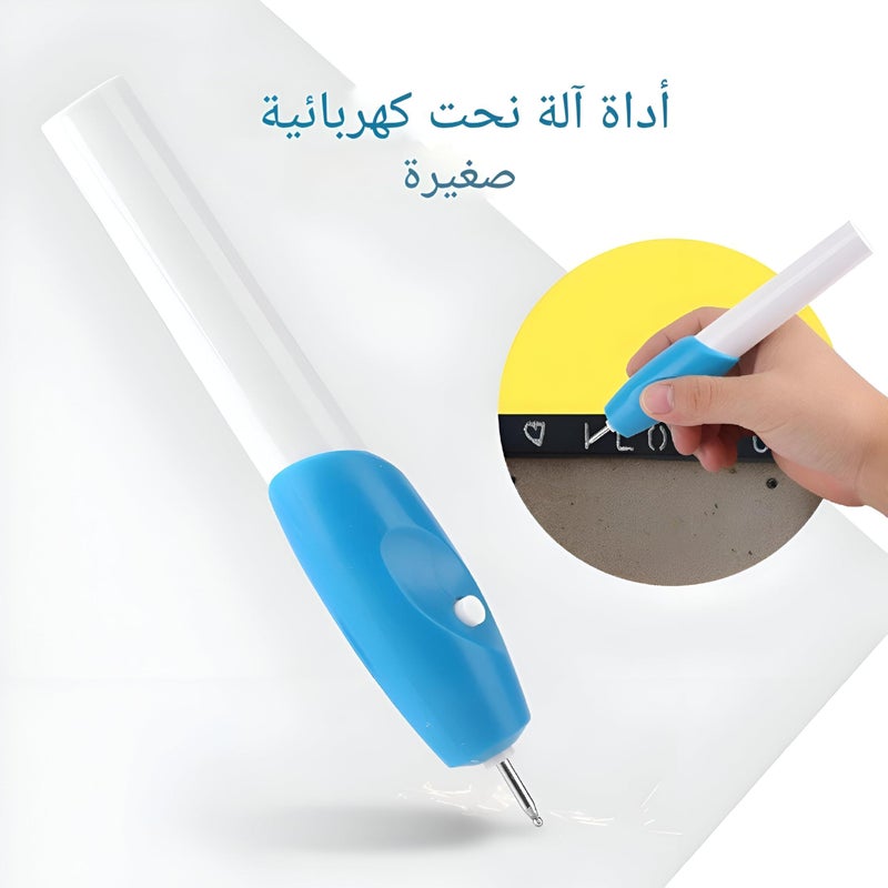 Cordless High Precision Electric Engraving Pen - Mini Portable Engraving Tool for Jewelry, Metal, Glass, Wood, Ceramic, Stone, Leather, Perfect for Creating Gifts and Custom Crafts - Image 3