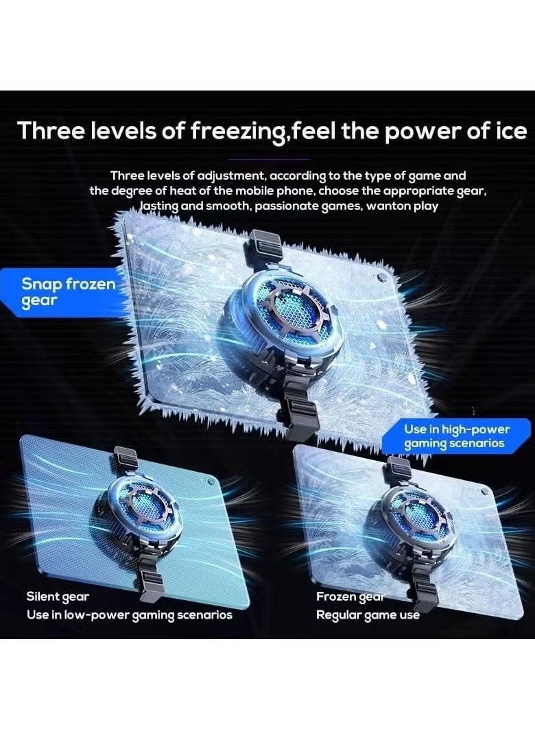 TIGER CX05 Tablet Magnetic Gaming Cooler –- iPad Radiator with TEC Semiconductor || Mute Operation, Maximum Cooling -9°C, 3 Gear Cooling Adjustment, Fast Heat Dissipation, Perfect for Gaming and Streaming  - Image 2