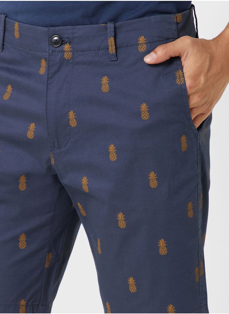 Mango Man - Palm Tree Printed Shorts - Image 1