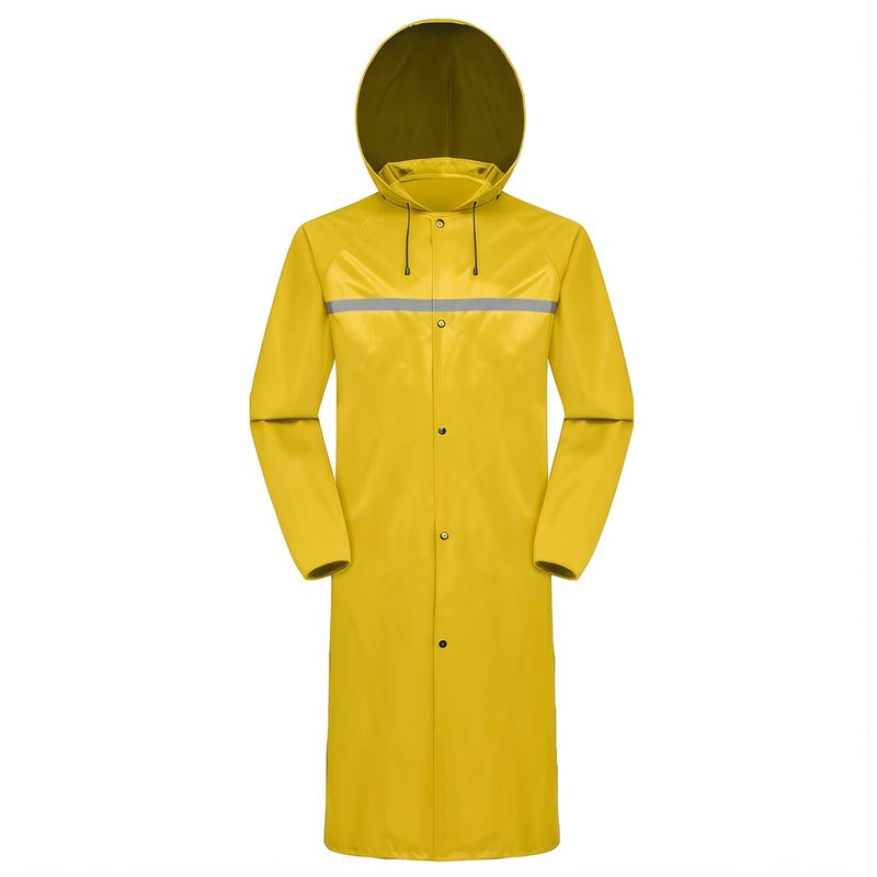Upgrade Double Layer Rain Coat Oxford Fabric Clear Face Shield Waterproof Breathable - Image 4