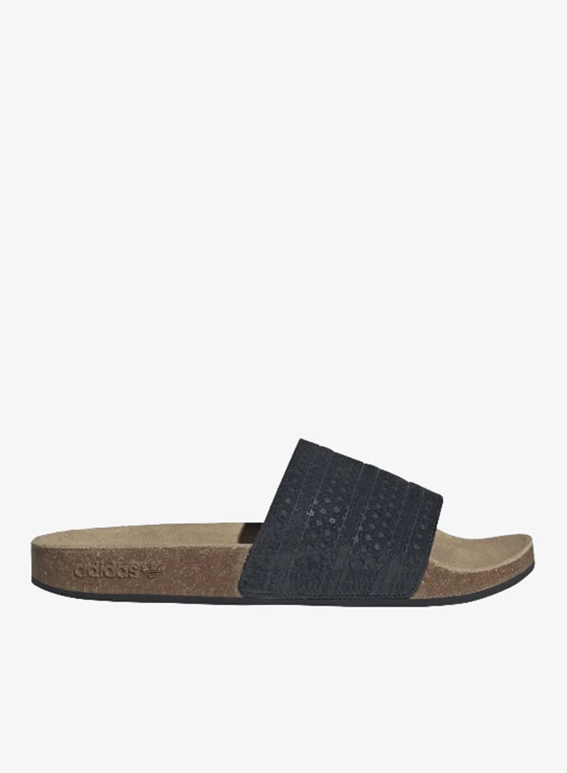 Adidas Originals CBLACK/CBLACK/CBLACK Adidas Adilette Rs U Black Originals Sandals/Slippers For Unisex  | Best Price UAE