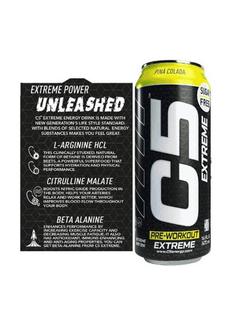 C5 EXTREME Zero Sugar Pina Colada 473ml - Image 2