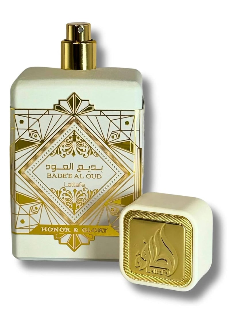 Lattafa Badih Al Oud Honor & Glory Eau de Parfum for Unisex 100ml - Image 5