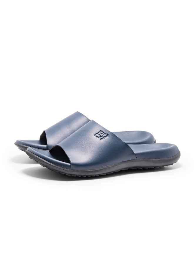 Puca Sliders For Men Lightweight and comfortable men sliders Highly flexible slippers | Royal Slider Navy - Image 2