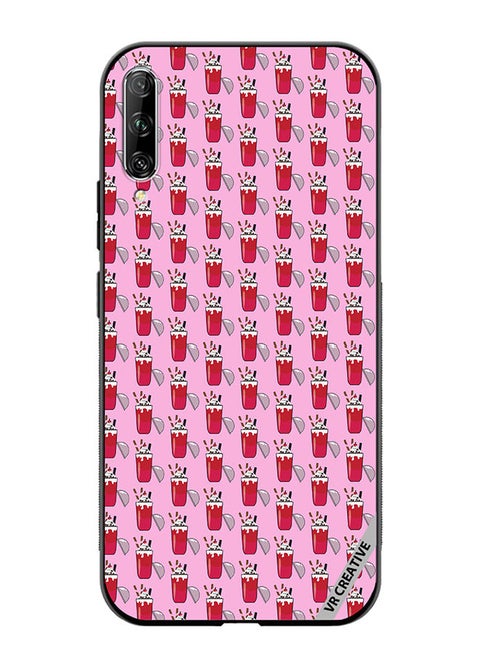 Protective Case Cover For Huawei Nova Y9S Ice Cream Glass Drink Design Multicolour
