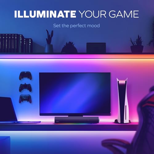 Creative Sound Blaster GS5 RGB Gaming Soundbar with SuperWide Technology, Powered via Adapter, Up to 60W Peak Power, Bluetooth 5.4, Optical-in, Headphone-Out Port, for PC and TV - Image 2