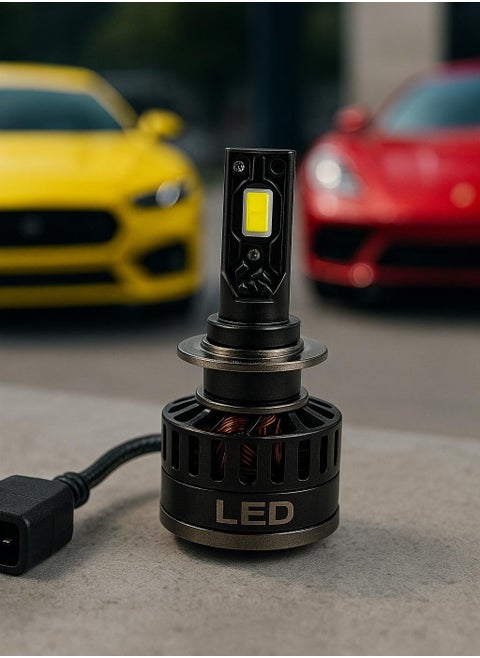 Car Front Headlights Model F777 H1 with 125W Power - Ultra Bright Illumination and Durable Silver Design