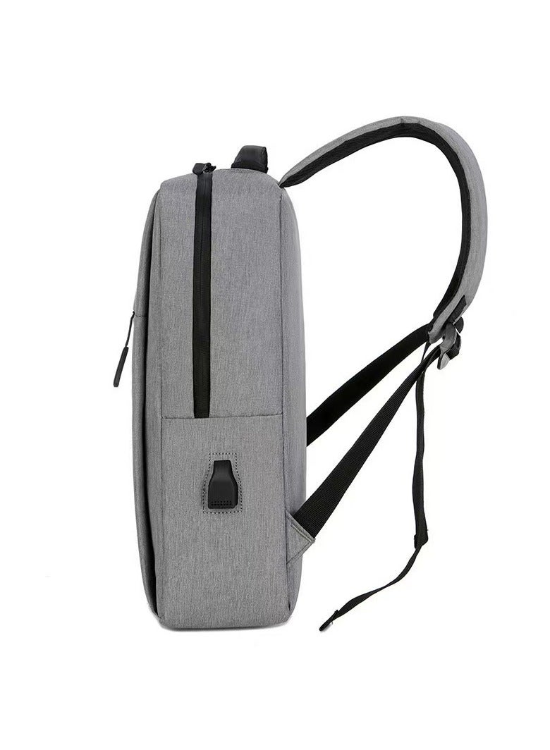 عام حقيبة كمبيوتر USB للرجال ذات سعة كبيرة مقاس 16 بوصة حقيبة ظهر مضادة للماء لركاب الأعمال - Image 3