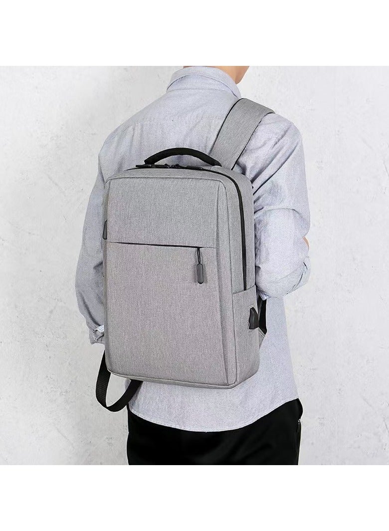 عام حقيبة كمبيوتر USB للرجال ذات سعة كبيرة مقاس 16 بوصة حقيبة ظهر مضادة للماء لركاب الأعمال - Image 5