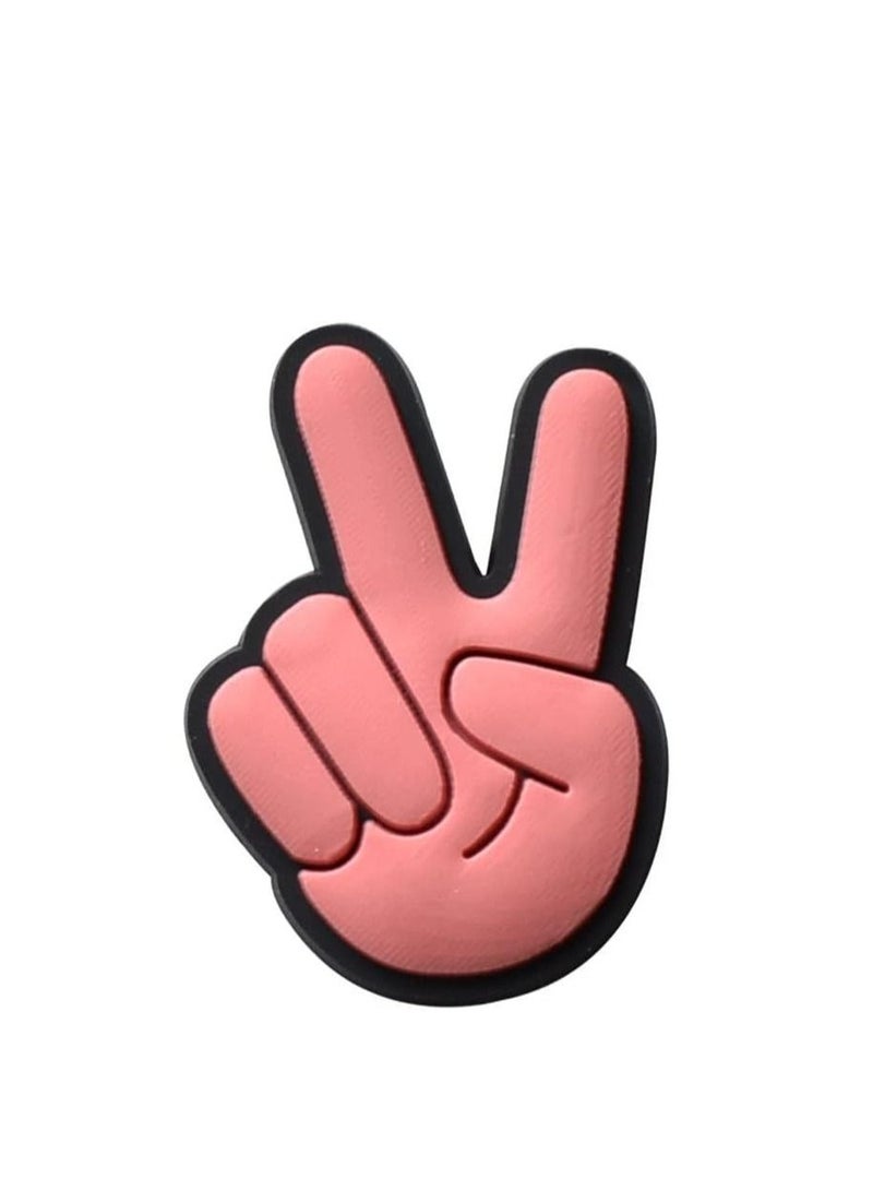 SYOSI Shoe Decoration Charms, KASTWAVE 26 PCS PVC Shoe Charms for Shoes Silicone Wristbands, PVC Shoe Charms for Croc, Different Shapes, Hole Hole Shoes Buckle, Party Gift for Kids and Teens Girls - Image 5